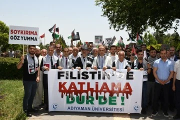 Adıyaman Üniversitesi'nden Gazze'ye Destek Yürüyüşü