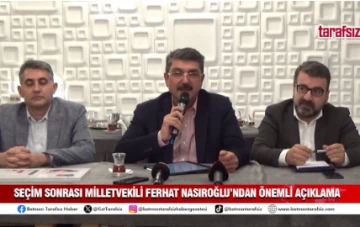 AK Parti Batman Milletvekili Nasıroğlu'ndan Seçim Sonrası Çağrı