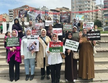 AK Parti Kadın Kollarından Gazze'deki Anneler İçin Türkiye Genelinde Protesto