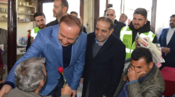 AK Parti Mardin Büyükşehir Belediye Başkan Adayı Erin'den Kızıltepe'de Esnaf Ziyareti