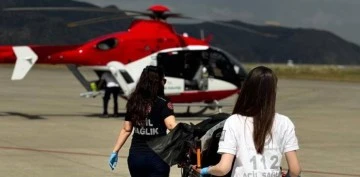 Ambulans Helikopter 78 Yaşındaki Hasta İçin Havalandı