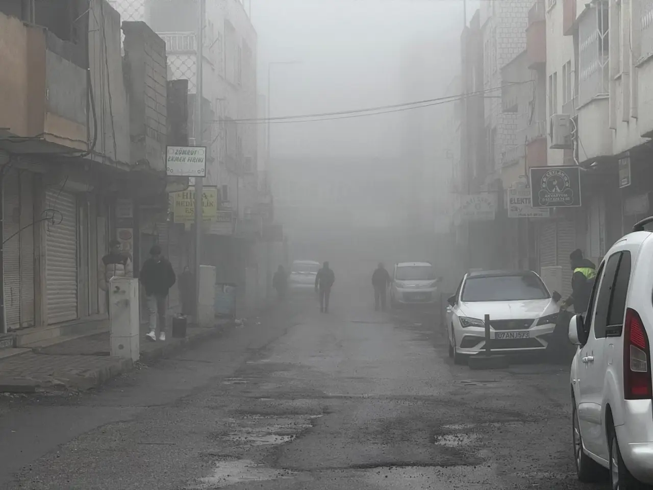 Batman'da Yoğun Sis Hayatı Olumsuz Etkiledi