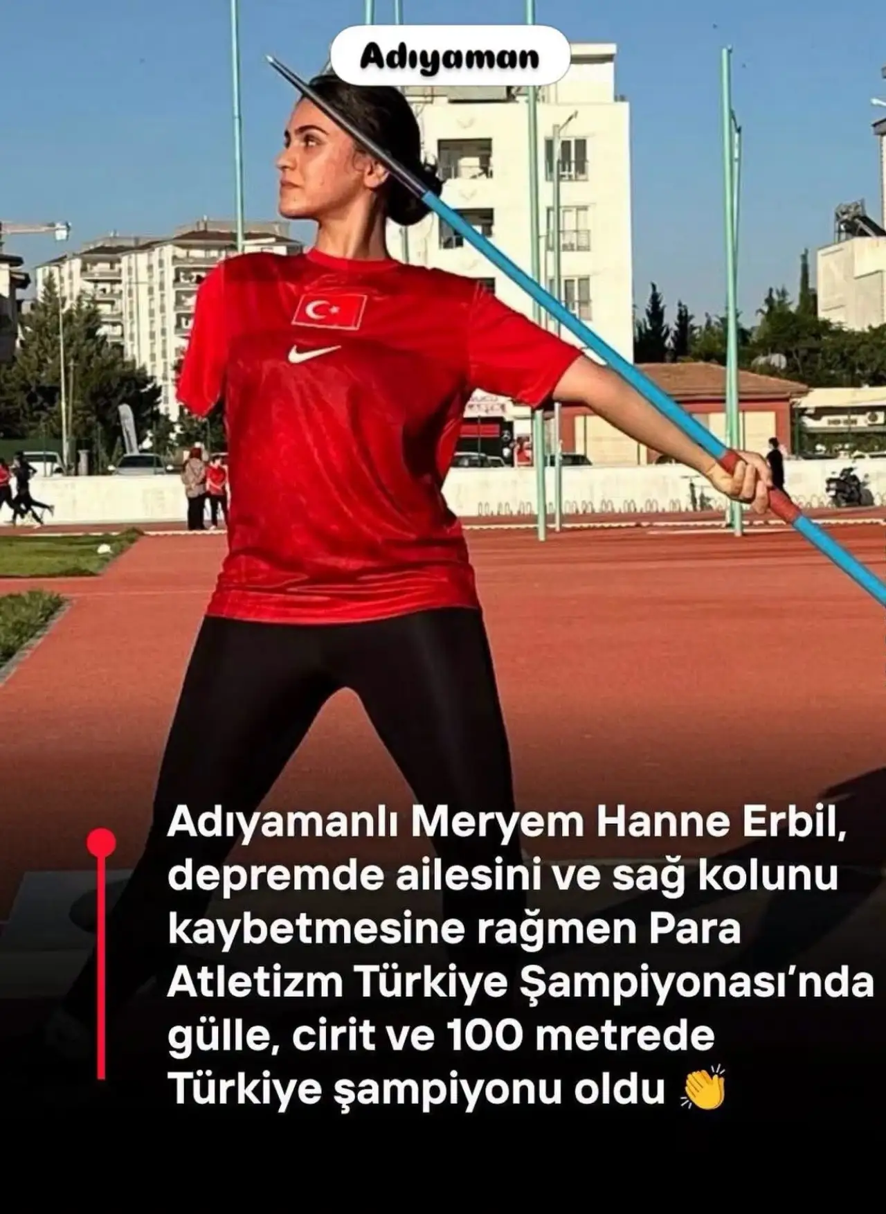 Depremde Ailesini ve Kolunu Kaybeden Meryem Hanne Erbil'den B&uuml;y&uuml;k Zafer