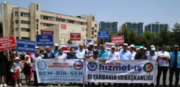 Diyarbakır'da İşten Çıkarmalar Protesto Edildi