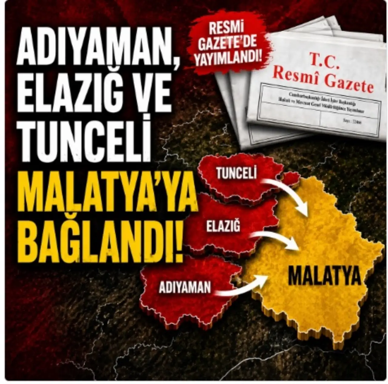 Doğu ve G&uuml;neydoğu'da adli harita yeniden &ccedil;izildi.