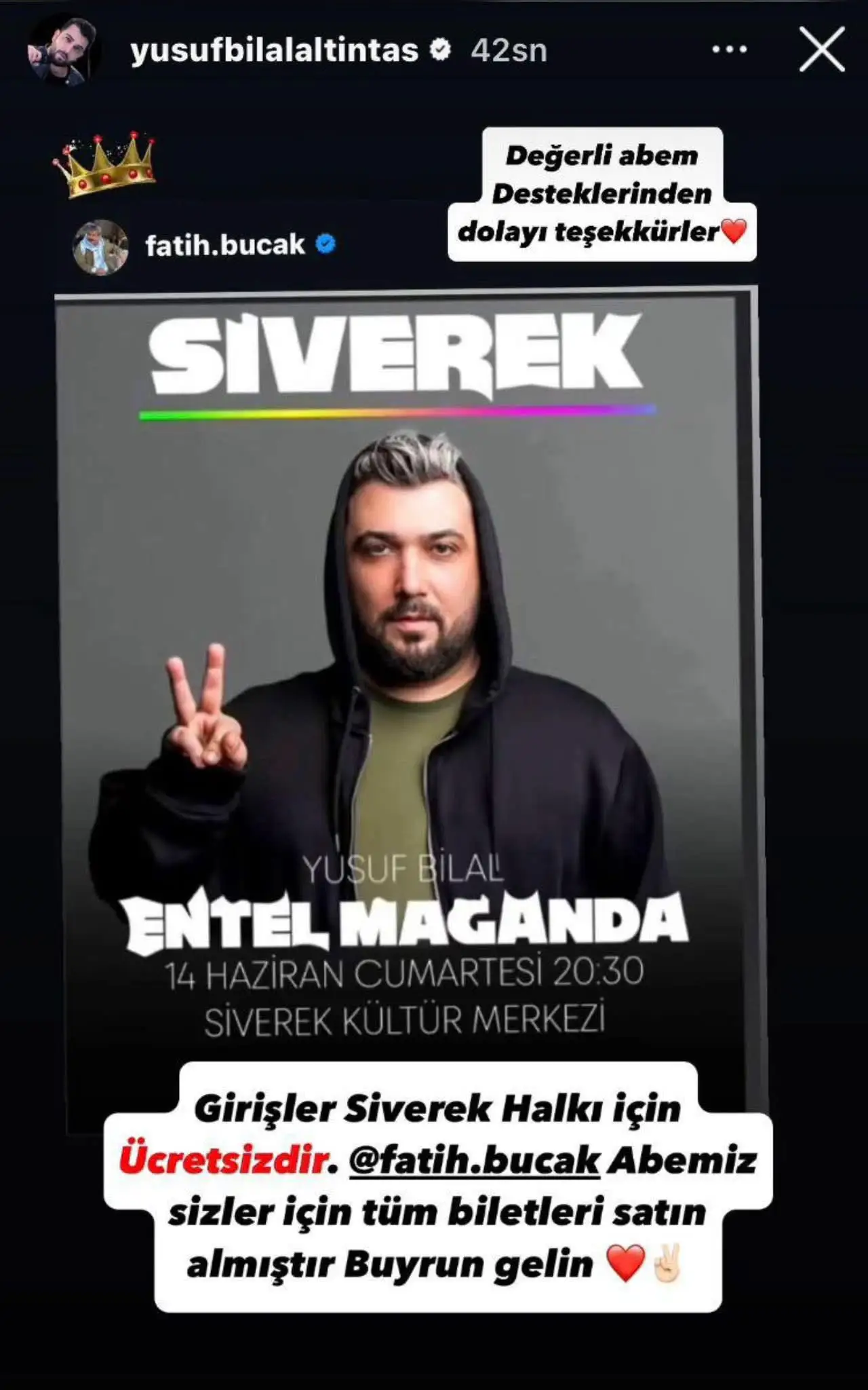 Fatih Mehmet Bucak’tan Anlamlı Jest