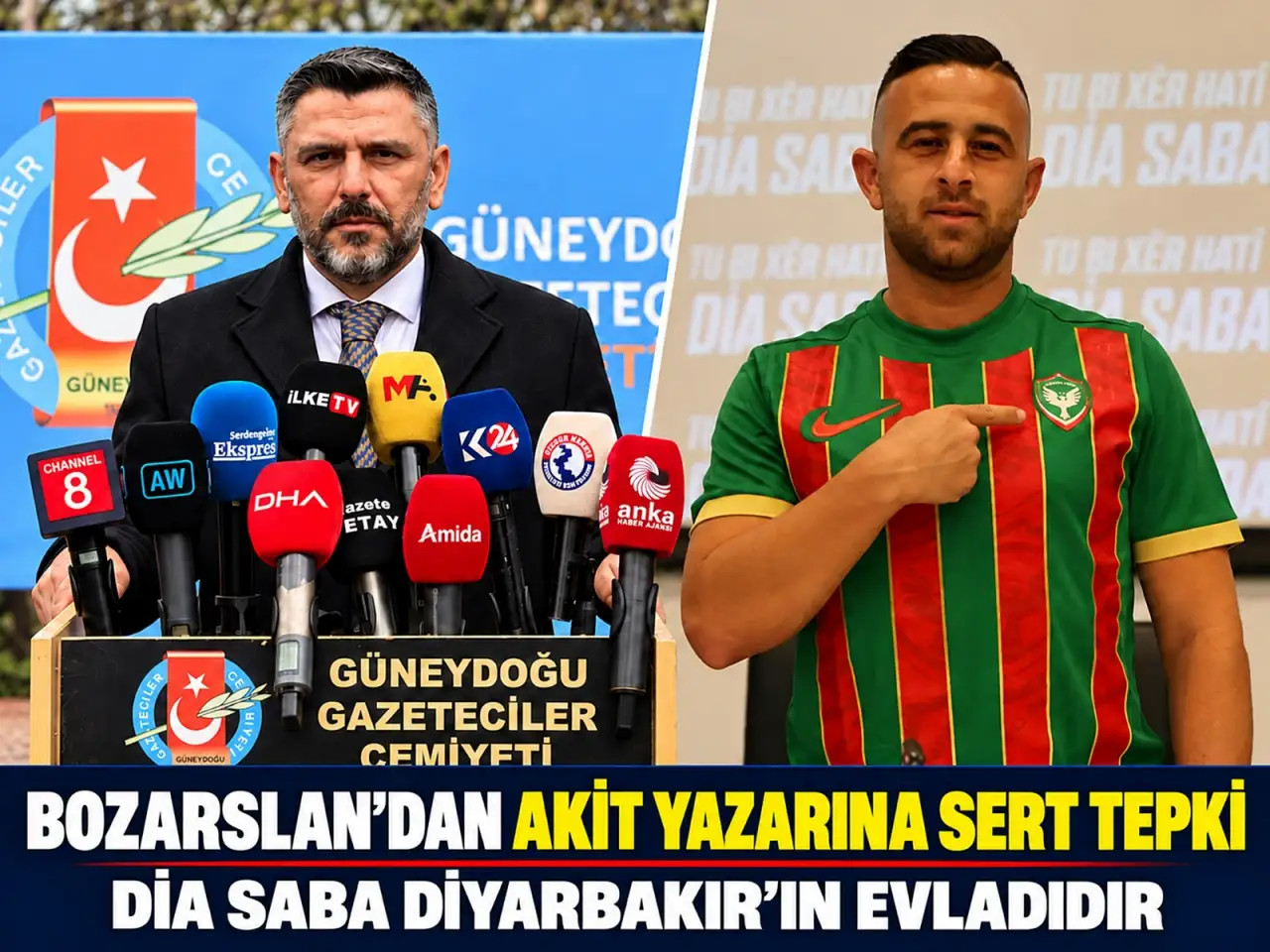 Felat Bozarslan&rsquo;dan Dia Saba Tepkisi: &ldquo;Diyarbakır&rsquo;ın Evladıdır&rdquo;