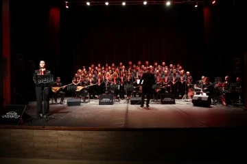 Gaziantep Büyükşehir Belediyesi Türk Halk Müziği Korosu Bahar Konseri Verdi