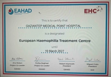 Gaziantep Medical Point Hastanesi'nde Hemofili Tedavisinde Çığır Açan Yenilik