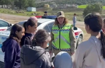 Gaziantep'te Depremzede Çocuklara Trafik Eğitimi