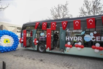 Gaziantep'te Hidrojenli Otobüs Deneme Sürüşlerine Hazırlanıyor