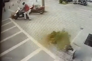 Gaziantep'te Yakalanan Motosiklet Hırsızı Kameralara Yakalandı