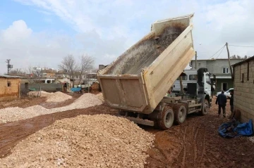 Haliliye Kırsalında Üstyapı Çalışmaları Devam Ediyor