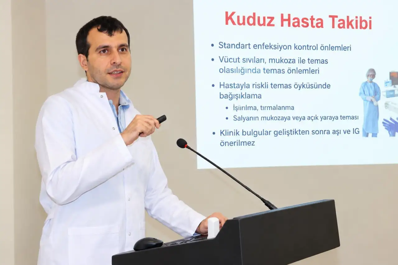 HR&Uuml; Hastanesi&rsquo;nde Kuduz Farkındalığı Eğitimi