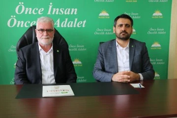 HÜDA PAR Siirt Belediye Başkan Adayı Abdurrahman Özcan, Projelerini Tanıttı