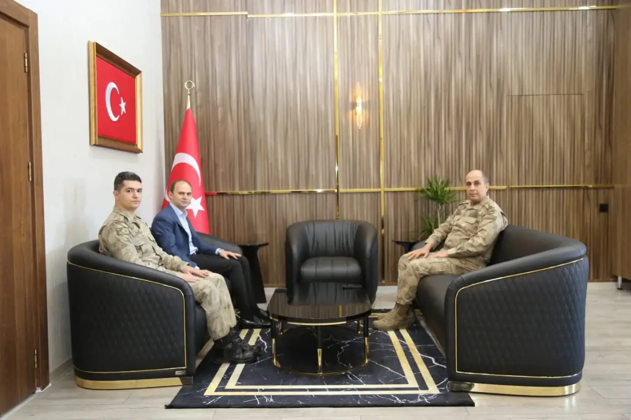 Jandarma Komutanlarından Siverek Kaymakamı Sak&rsquo;a Kritik Ziyaret!