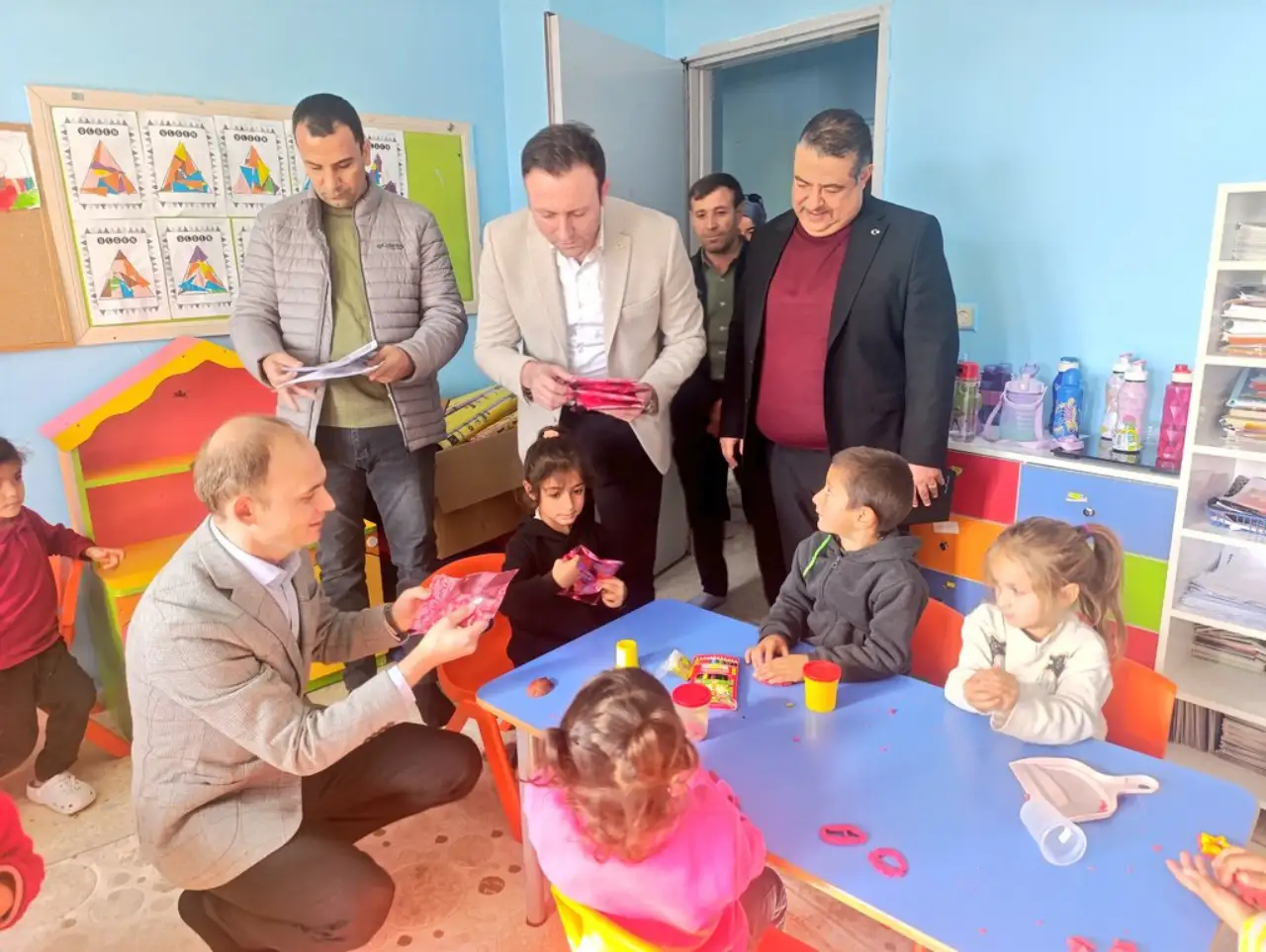 Kaymakam Salih Sak’tan Kırsal Okullara Moral Dolu Ziyaret