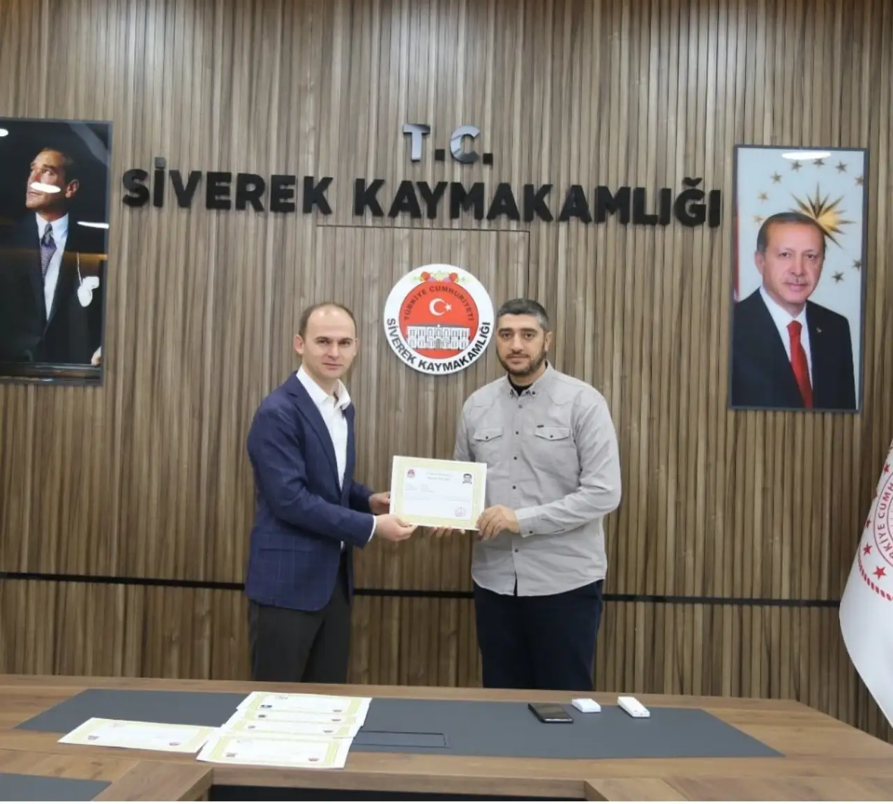 Kaymakam Salih Sak&rsquo;tan Siverek&rsquo;te Vefa G&uuml;n&uuml; Başarıya &Ouml;d&uuml;l, Hizmete Teşvik