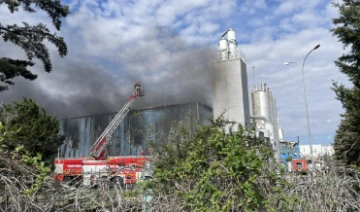 Konya'da Bir Fabrikaya Ait Depoda Yangın Çıktı