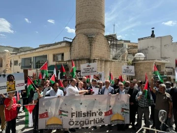 Mardin'de Gazze'ye Yönelik Saldırılar Protesto Edildi