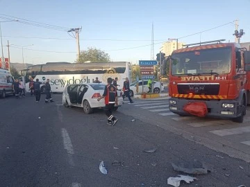 Mardin'de Trafik Kazası: Dört Yaralı