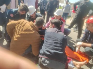Mardin Kızıltepe'de Motosiklet Kazası: Bir Kadın Ağır Yaralandı