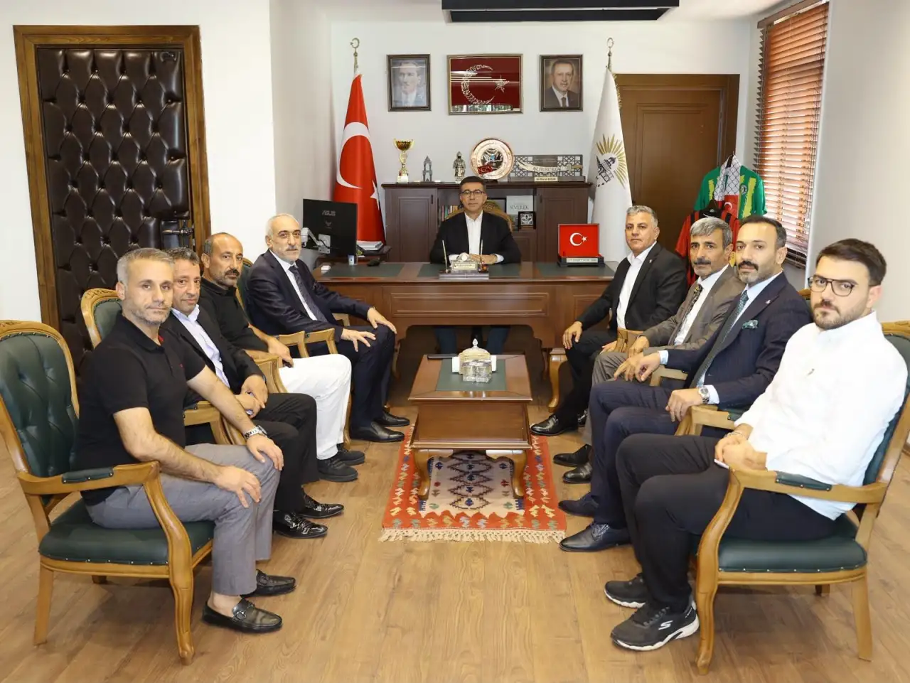 MHP Siverek İl&ccedil;e Başkanı G&uuml;lel&rsquo;den Başkan Bucak&rsquo;a İadeyi Ziyaret