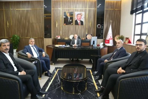 MHP Siverek İl&ccedil;e Başkanı Mahmut G&uuml;lel&rsquo;den Kaymakam Salih Sak&rsquo;a Ziyaret