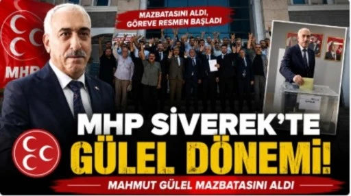 MHP Siverek&rsquo;te Mahmut G&uuml;lel D&ouml;nemi Resmen Başladı