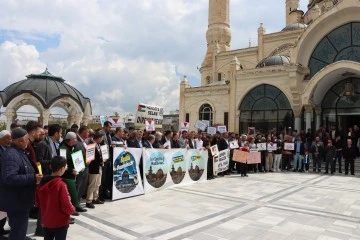 Midyat'ta İsrail'in Gazze'ye Yönelik Saldırıları Protesto Edildi