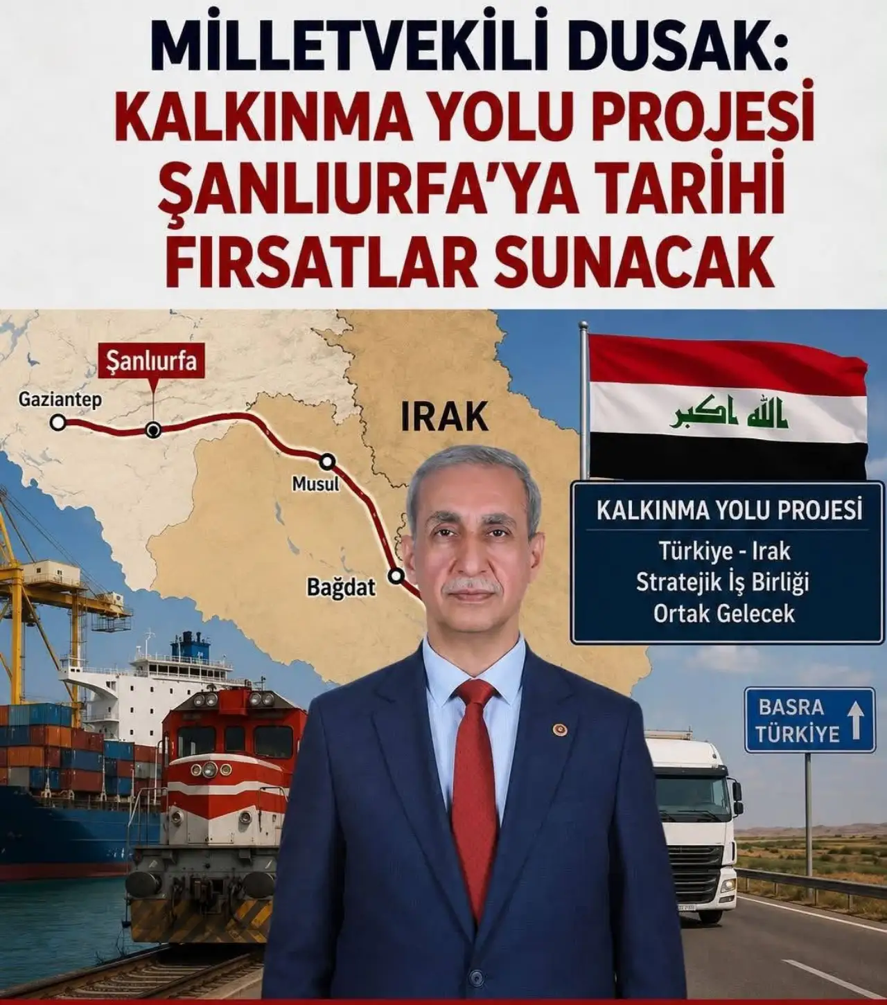 Milletvekili Dusak: &ldquo;Kalkınma Yolu Projesi Şanlıurfa&rsquo;nın Geleceğini Şekillendirecek&rdquo;