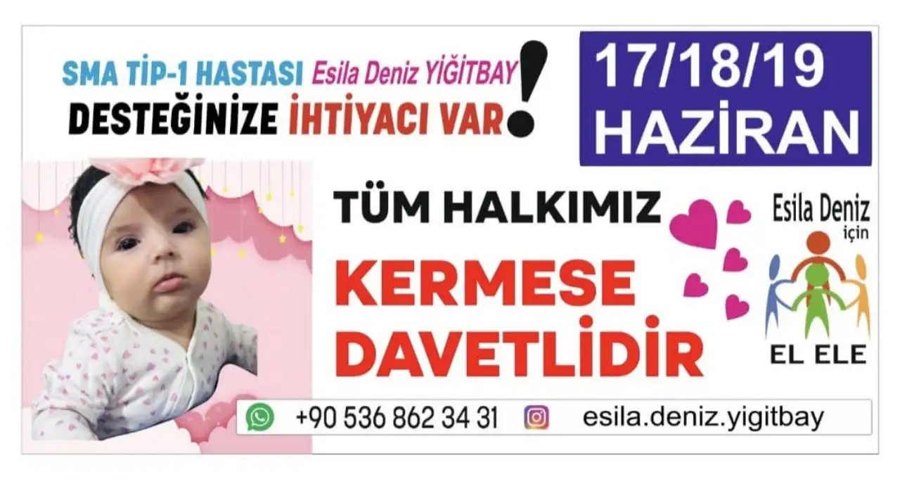 Siverek'te&nbsp; Minik Esila'nın Hayata Tutunması İ&ccedil;in Umut Kermesi Yeniden Kuruluyor