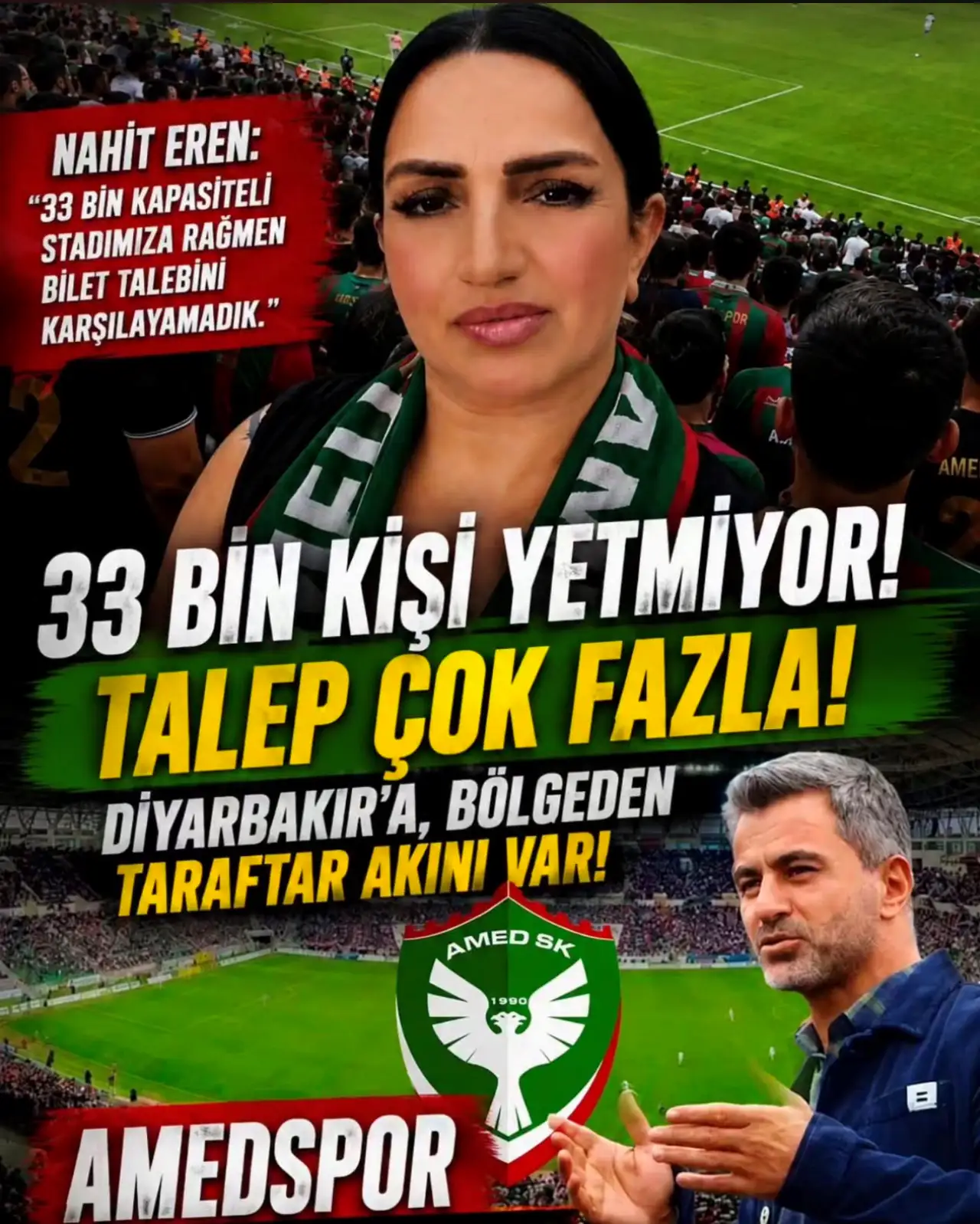 Amedspor&rsquo;un Trib&uuml;nlere Sığmayan Hik&acirc;yesi: &ldquo;Sadece Bir Futbol Takımı Değil&rdquo;