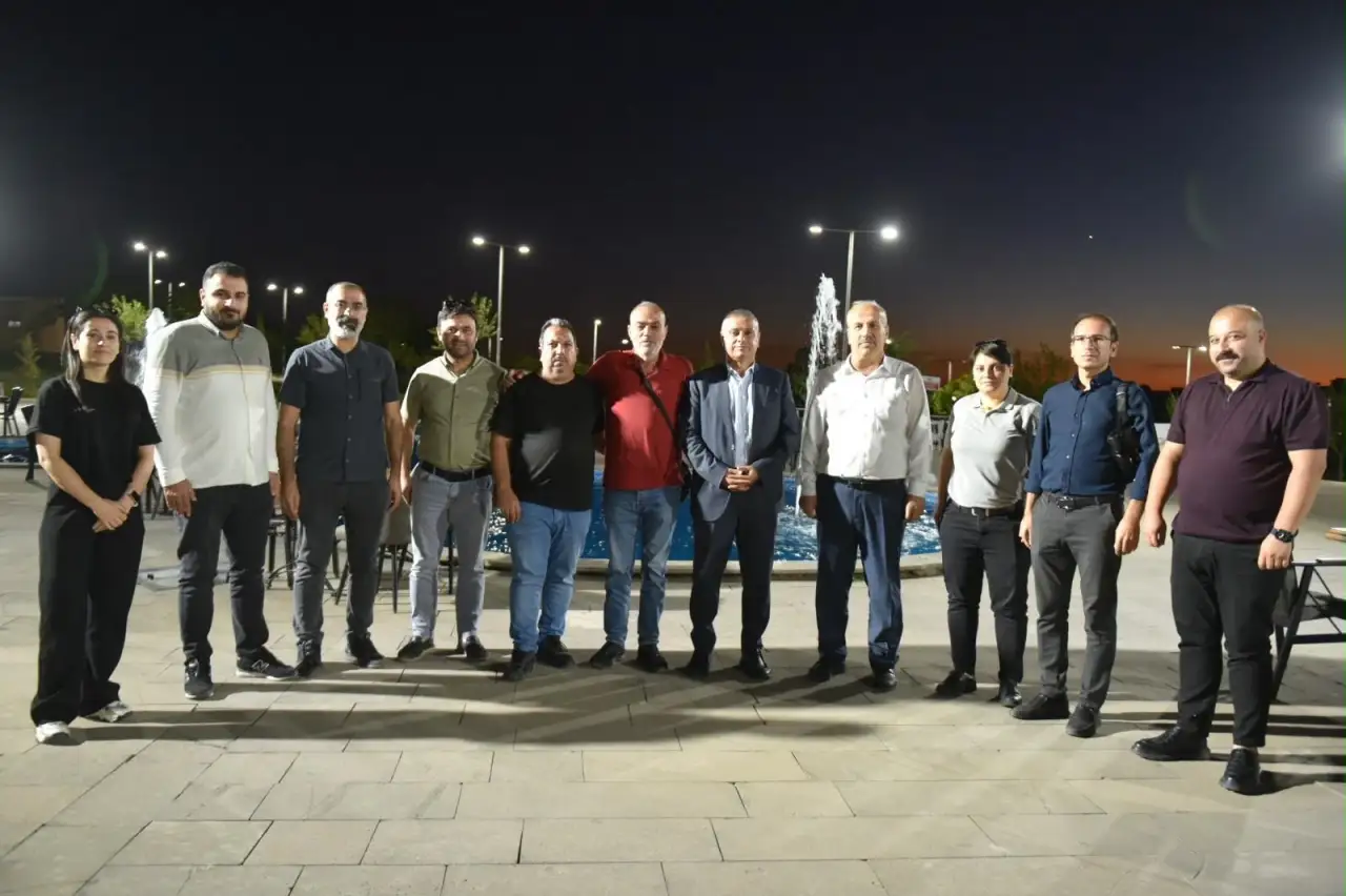 Reşat Uzun Siverek&rsquo;te Gazeteciler Cemiyeti &Uuml;yeleri ile Buluştu