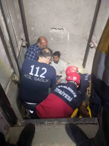 Şanlıurfa'da Asansör Boşluğuna Düşen Genç Kurtarıldı Detaylar Ortaya Çıktı!
