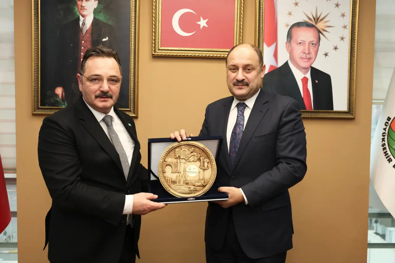 Şanlıurfa&rsquo;da Başkan G&uuml;lpınar TİMBİR Heyetini Ağırladı