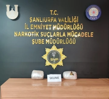 Şanlıurfa'da Büyük Uyuşturucu Operasyonu: 4 Kilogram Skunk Yakalandı