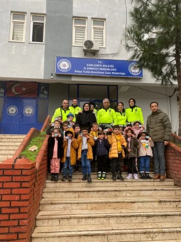 Şanlıurfa'da Çocuklara Trafik Eğitimi Verildi