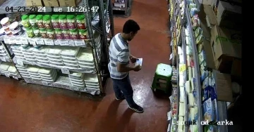 Şanlıurfa'da Kaşar Peyniri Hırsızlığı Güvenlik Kamerasında