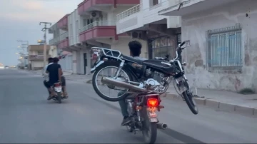 Şanlıurfa'da Tehlikeli Yolculuk: Motosiklet Üzerinde Başka Bir Motosiklet!