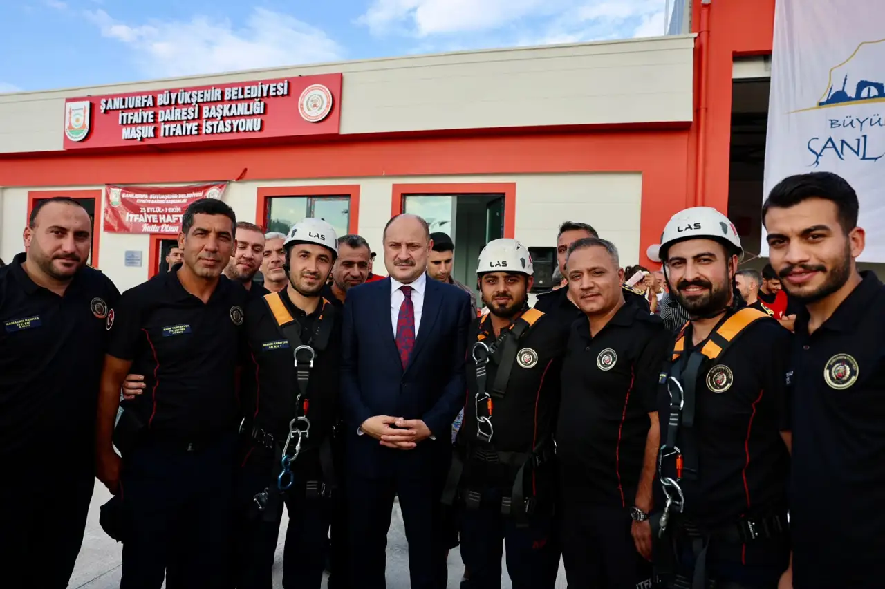 Şanlıurfa&rsquo;da Yeni İtfaiye ve ŞUAK Hizmet Binaları A&ccedil;ıldı