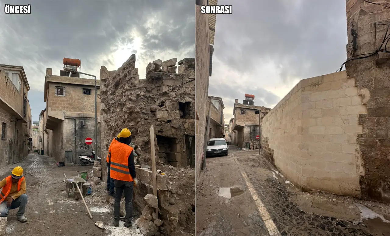 Şanlıurfa&rsquo;nın Kalbi Yeniden Atıyor: Depremde Hasar G&ouml;ren Tarihi Sokaklar İhya Ediliyor!