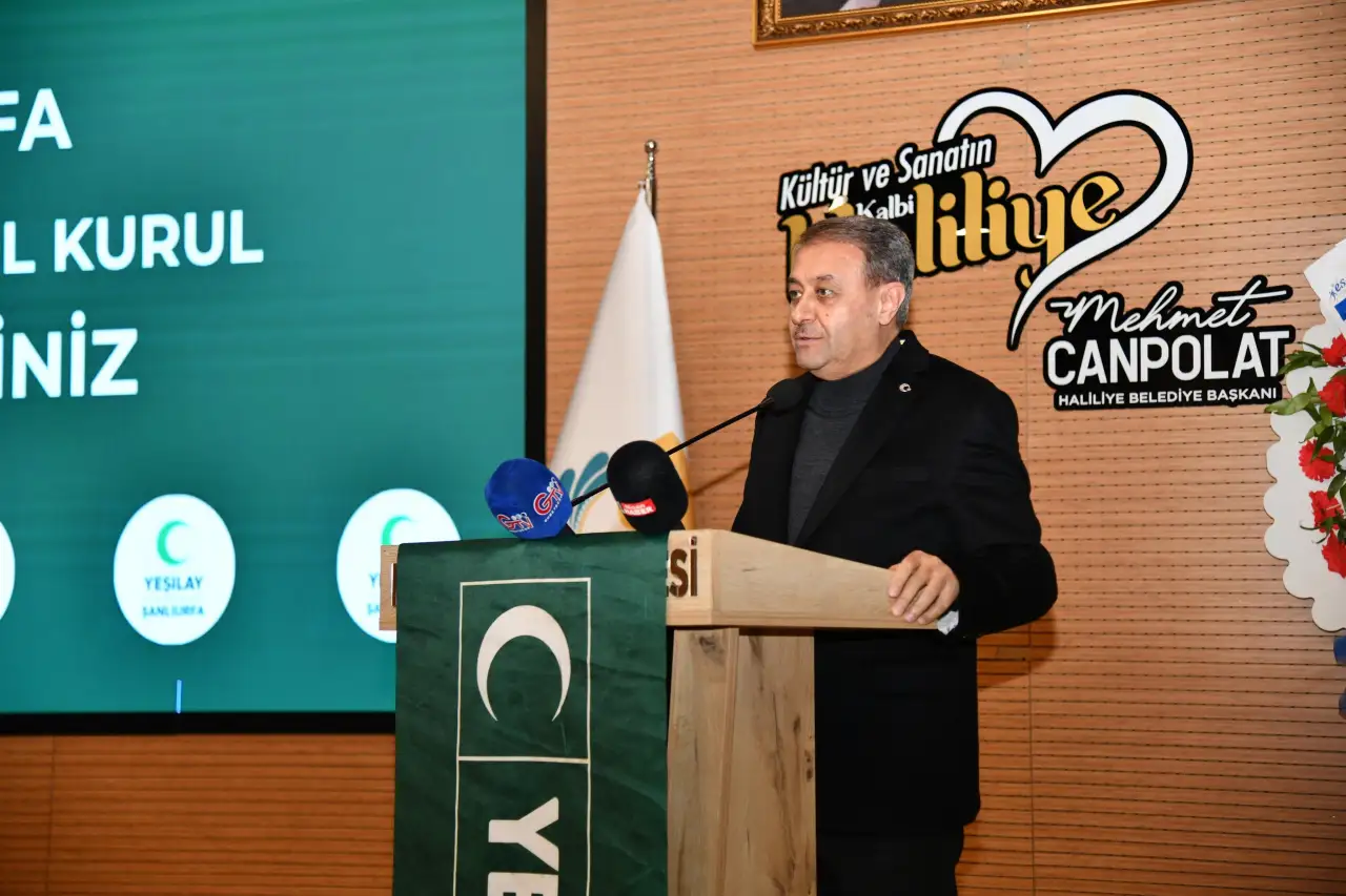 Şanlıurfa Valisi Hasan Şıldak Yeşilay Genel Kurulu&rsquo;na Katıldı