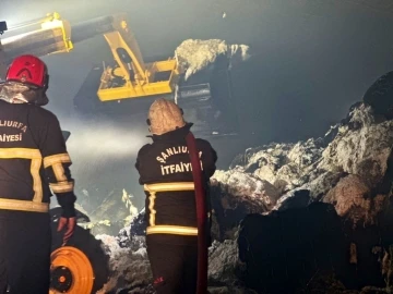 Şanlıurfa Viranşehir'deki Çırçır Fabrikasında Yangın Tehlikesi Atlattı