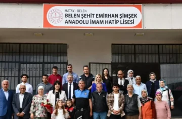 Şehit Polis Şimşek'in Adı, Memleketi Hatay'daki Okulda Yaşatılacak