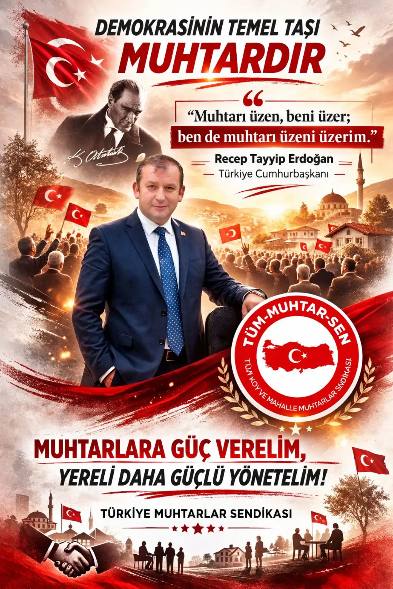 Selami Aykut&rsquo;tan Tarihi Muhtarlık &Ccedil;ıkışı