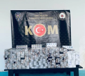 Siirt Kurtalan'da Büyük Kaçakçılık Operasyonu: Binlerce Paket Sigara Ele Geçirildi