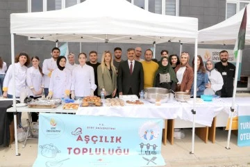 Siirt Üniversitesi'nde Gazze İçin Dayanışma ve Yardım Programı Düzenlendi