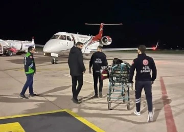 Şırnak'ta Kalp Rahatsızlığı Olan Kadın Ambulans Uçakla Ankara'ya Sevk Edildi