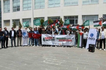 Şırnak Üniversitesi Öğrencilerinden ABD'deki Filistin Protestolarına Destek